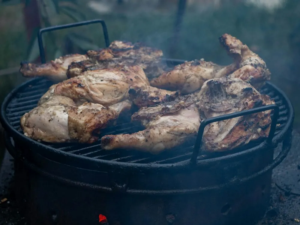 2 pc Smoked Leg Quarter Plate