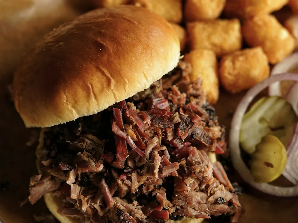 Smoked Pulled Pork Sandwich